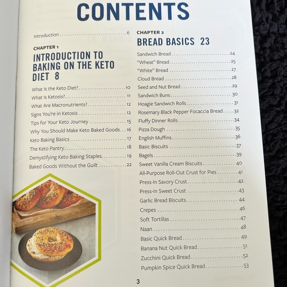 KETO BREAD: FROM BAGELS & BUNS TO CRUSTS AND MUFFINS, 100 LOW-CARB KETO FRIENDLY - Picture 3 of 4
